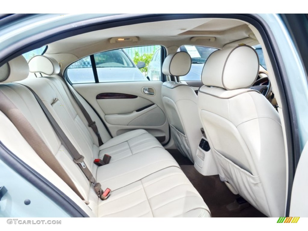 2008 S-Type 3.0 - Seafrost Metallic / Ivory photo #25