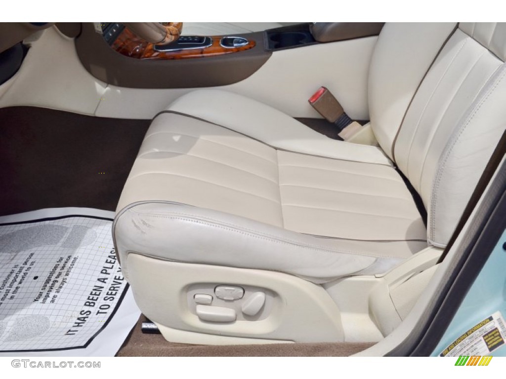 2008 S-Type 3.0 - Seafrost Metallic / Ivory photo #43