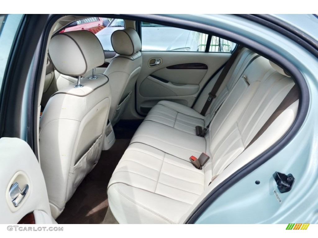 2008 S-Type 3.0 - Seafrost Metallic / Ivory photo #48