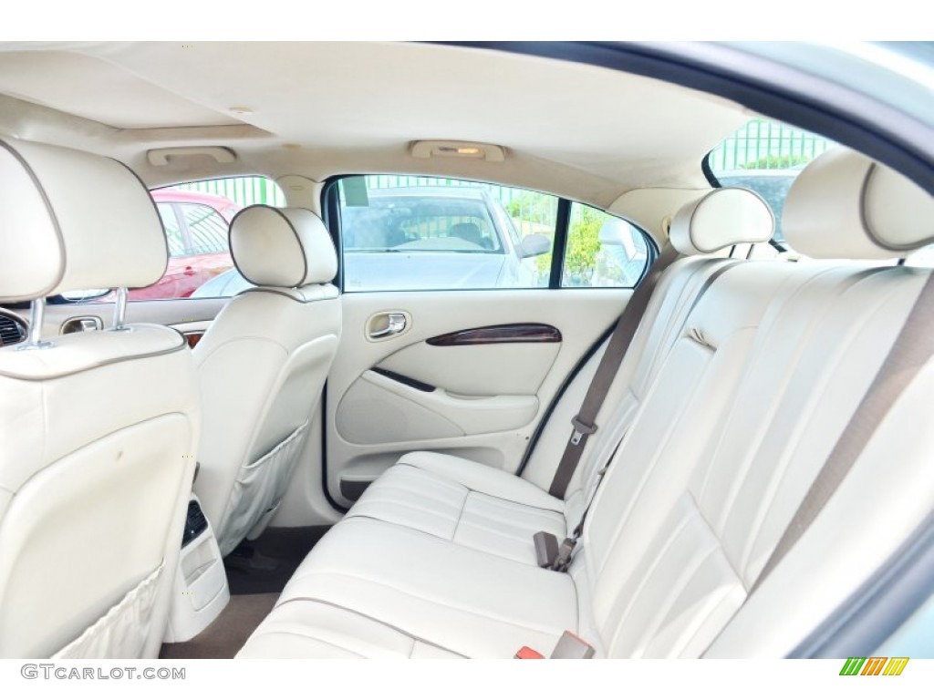 2008 S-Type 3.0 - Seafrost Metallic / Ivory photo #50