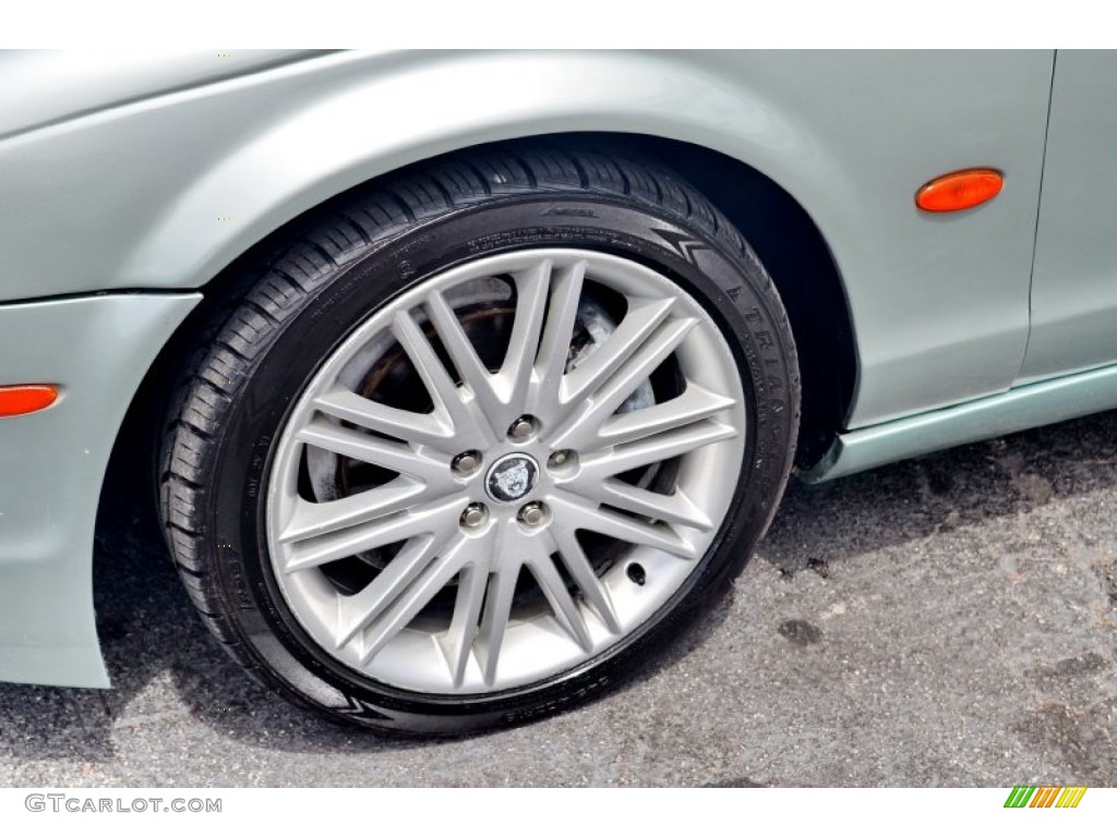 2008 S-Type 3.0 - Seafrost Metallic / Ivory photo #64