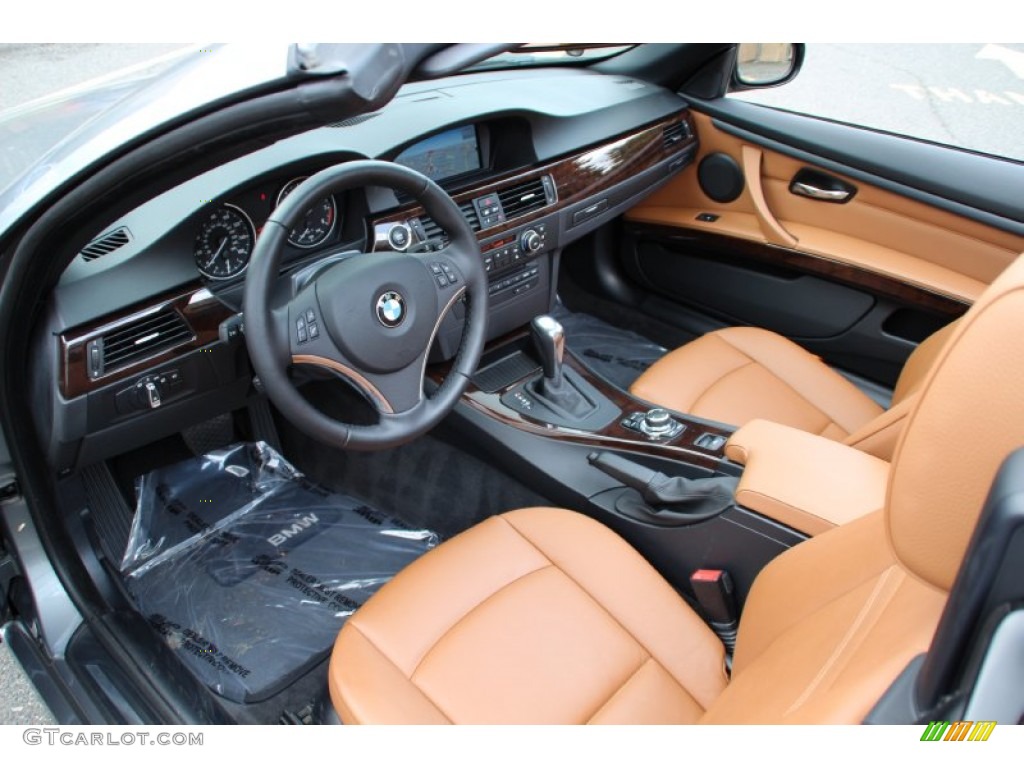 Saddle Brown Interior 2012 BMW 3 Series 328i Convertible Photo #105360388
