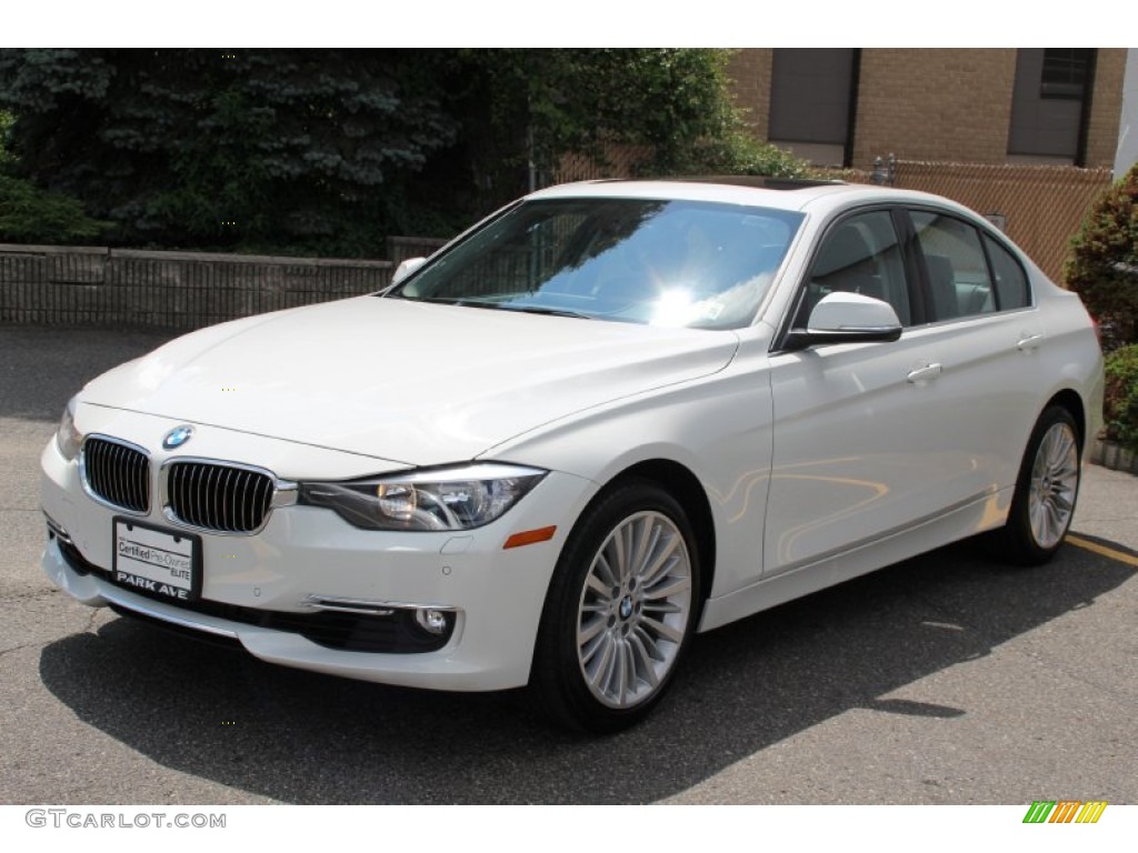 2015 3 Series 328i xDrive Sedan - Alpine White / Black photo #6