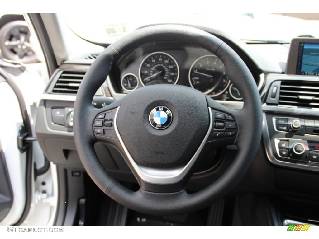 2015 3 Series 328i xDrive Sedan - Alpine White / Black photo #18