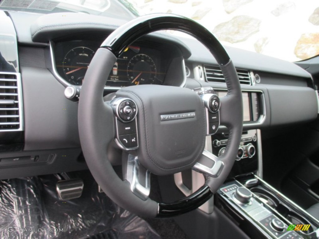 2015 Range Rover Supercharged - Santorini Black / Ebony photo #12