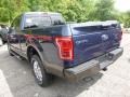 2015 Blue Jeans Metallic Ford F150 Lariat SuperCab 4x4  photo #5