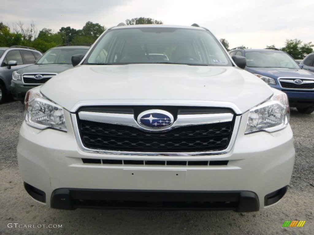 2015 Forester 2.5i - Satin White Pearl / Gray photo #9