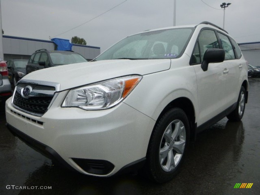 2015 Forester 2.5i - Satin White Pearl / Gray photo #8