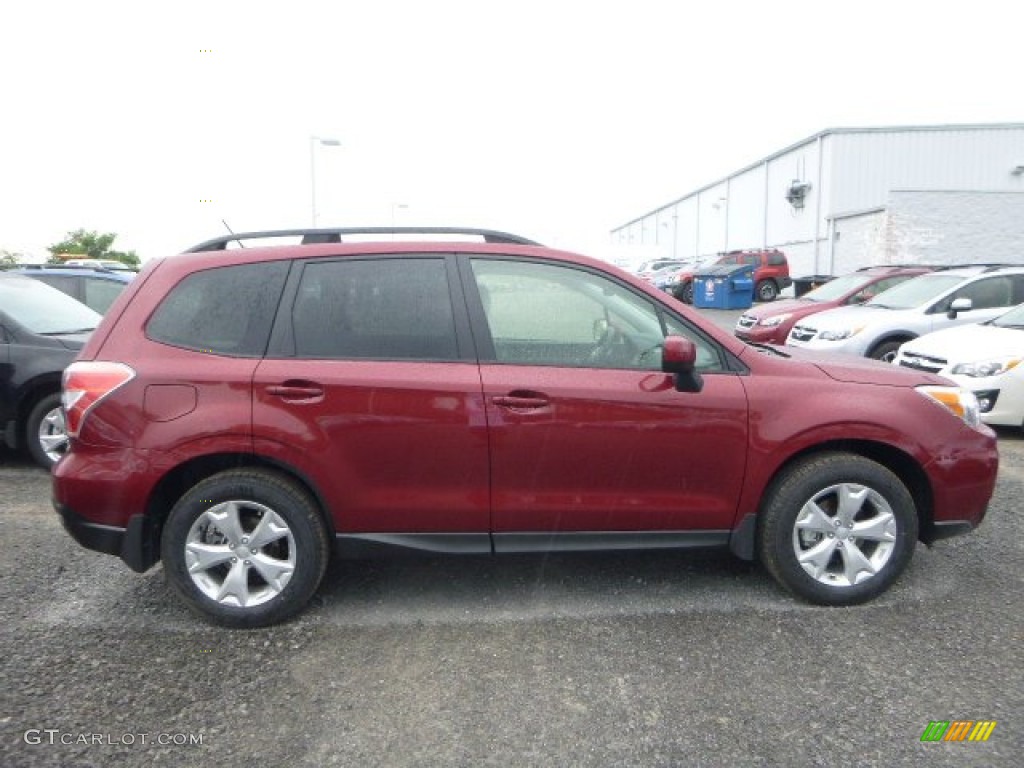 2015 Forester 2.5i Premium - Venetian Red Pearl / Gray photo #3
