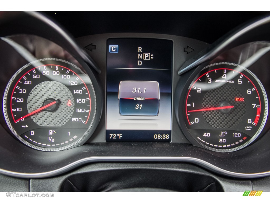 2015 Mercedes-Benz C 63 AMG Coupe Gauges Photo #105366596