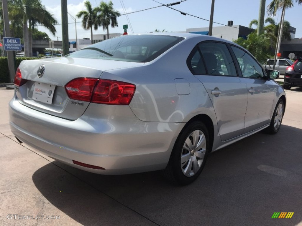 2012 Jetta SE Sedan - Reflex Silver Metallic / Titan Black photo #5