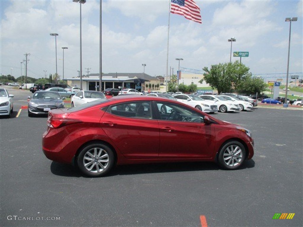 2016 Elantra SE - Red / Beige photo #10