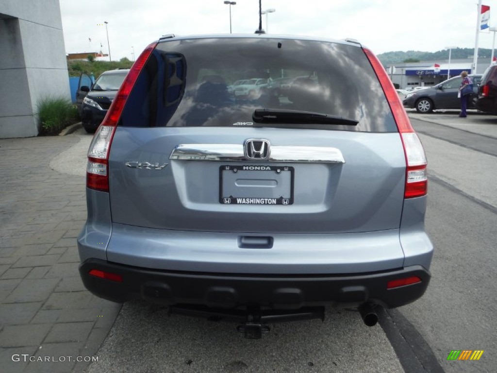 2009 CR-V EX-L 4WD - Glacier Blue Metallic / Gray photo #7