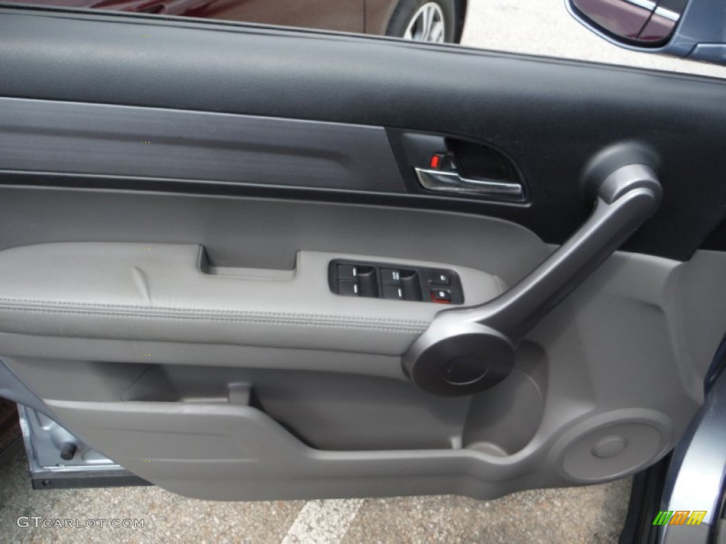 2009 CR-V EX-L 4WD - Glacier Blue Metallic / Gray photo #12