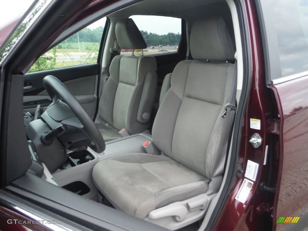 2013 CR-V EX AWD - Basque Red Pearl II / Gray photo #11