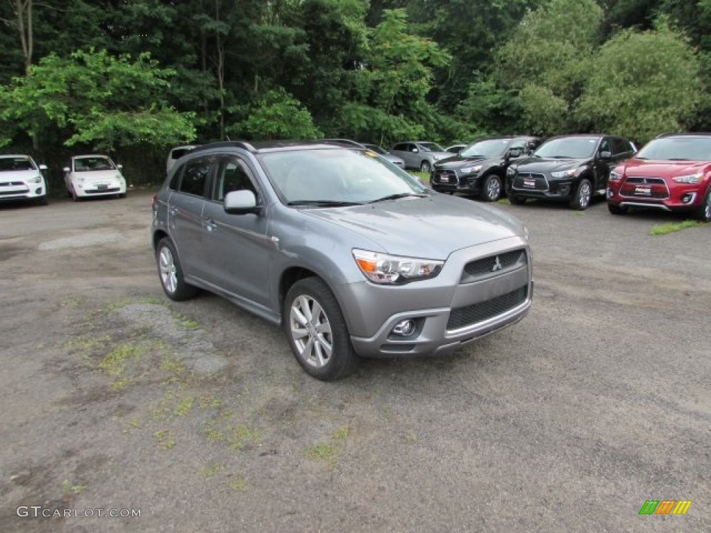 2012 Outlander Sport SE 4WD - Mercury Gray Pearl / Black photo #1