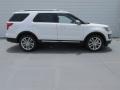 2016 White Platinum Metallic Tri-Coat Ford Explorer Limited  photo #3