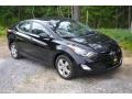 2012 Midnight Black Hyundai Elantra GLS  photo #6