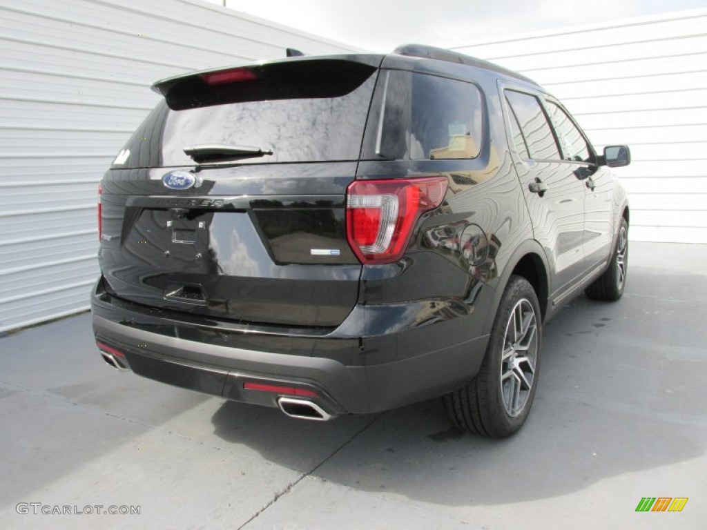 2016 Explorer Sport 4WD - Shadow Black / Ebony Black photo #4