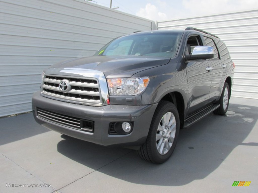 Magnetic Gray Metallic 2015 Toyota Sequoia Platinum Exterior Photo #105377455