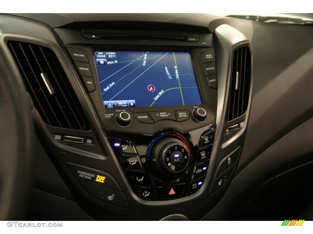 2013 Veloster Turbo - Marathon Blue / Black photo #8