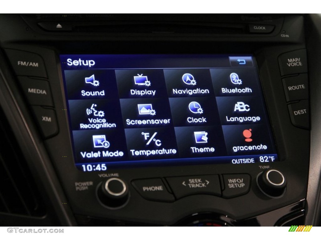 2013 Veloster Turbo - Marathon Blue / Black photo #9