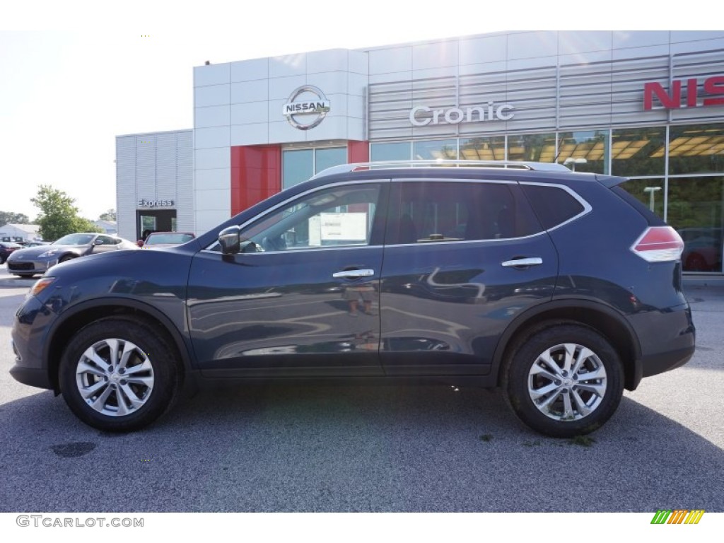 2015 Rogue SV - Arctic Blue Metallic / Charcoal photo #2