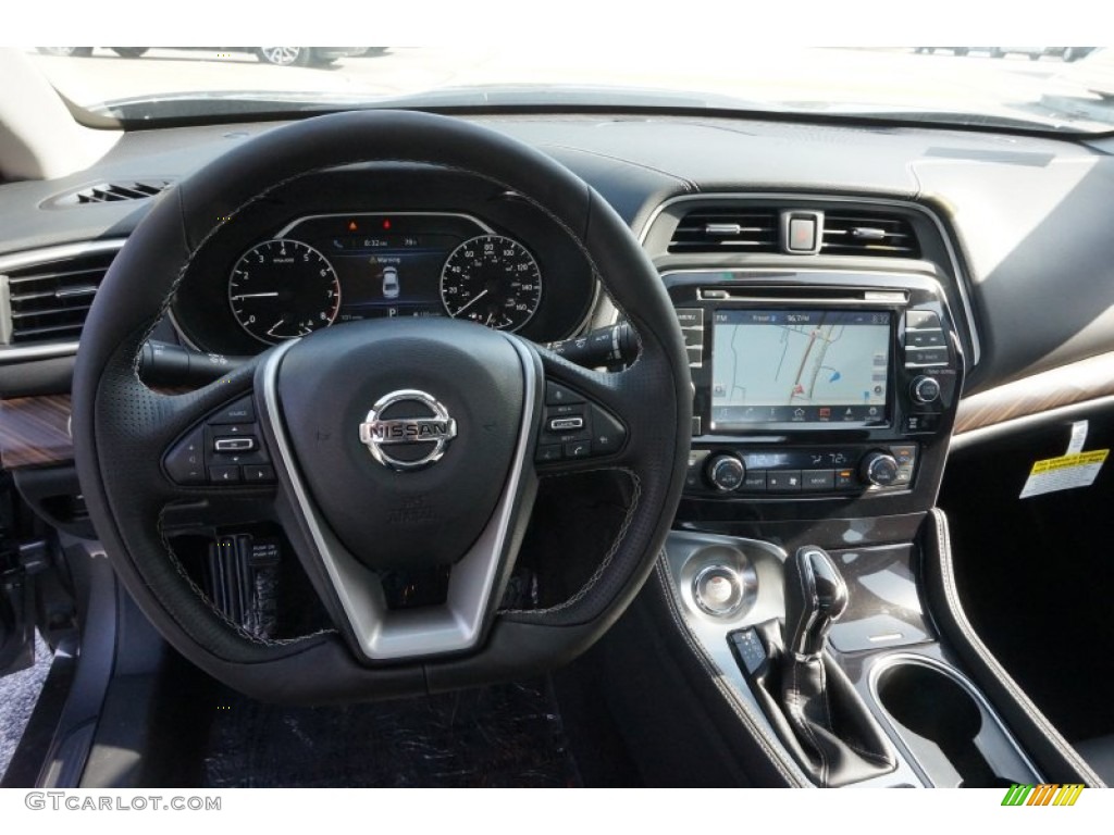 2016 Nissan Maxima Platinum Charcoal Dashboard Photo #105381049