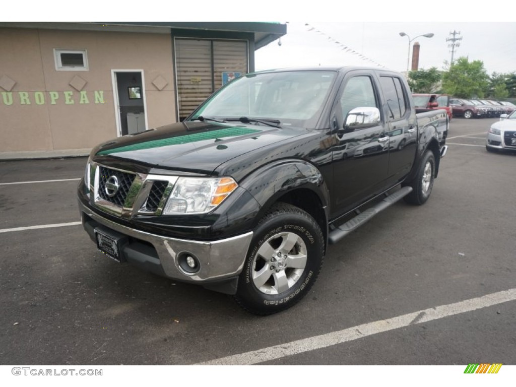 2010 Frontier SE Crew Cab 4x4 - Night Armor Metallic / Steel photo #1