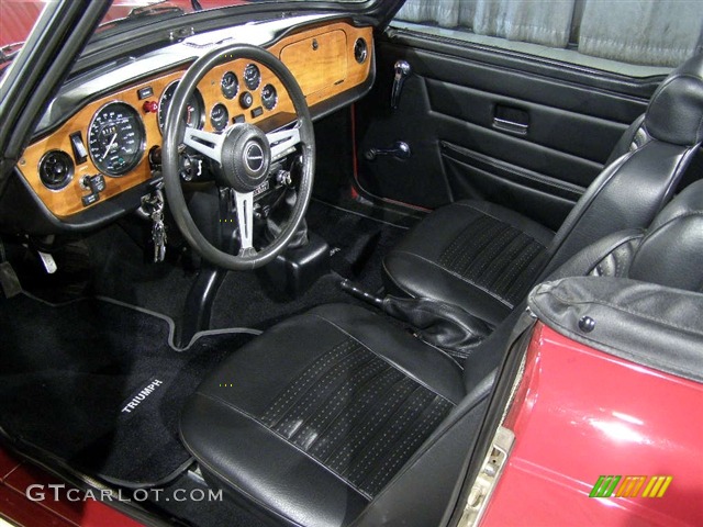 1974 Triumph TR6 Standard TR6 Model Interior Color Photos