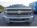 2015 Rainforest Green Metallic Chevrolet Silverado 2500HD LTZ Crew Cab 4x4  photo #2