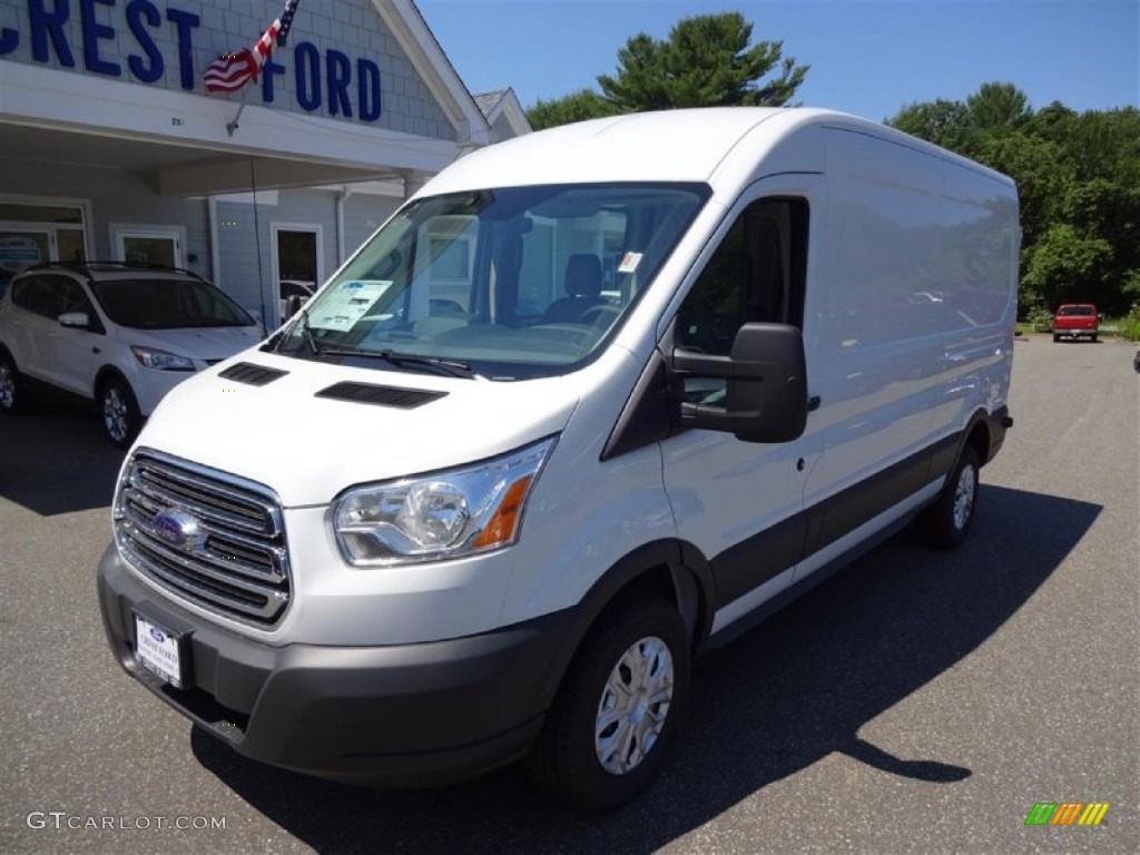 2015 Transit Van 250 MR Long - Oxford White / Pewter photo #3