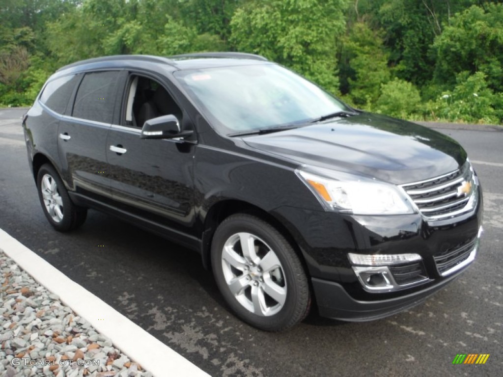Mosaic Black Metallic 2016 Chevrolet Traverse LT AWD Exterior Photo #105385405
