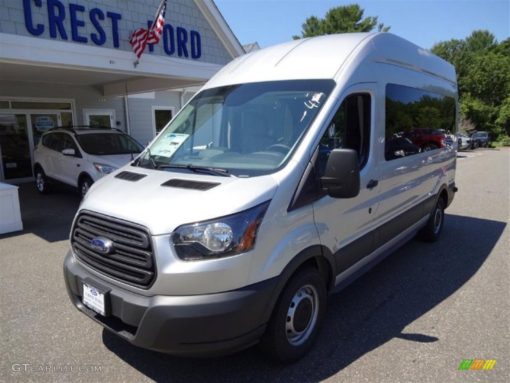 2015 Transit Wagon XL 350 HR Long - Ingot Silver Metallic / Pewter photo #3