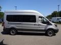 Ingot Silver Metallic 2015 Ford Transit Wagon XL 350 HR Long Exterior