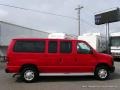 2011 Royal Red Metallic Ford E Series Van E350 XL Passenger  photo #6