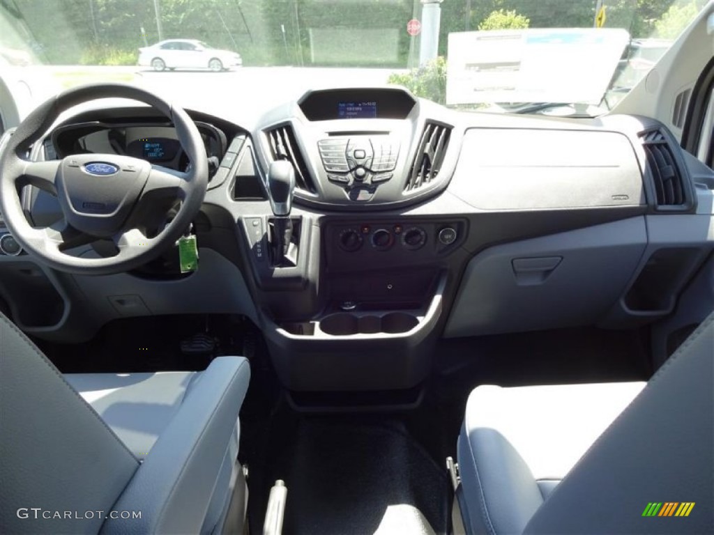 2015 Ford Transit Wagon XL 350 HR Long Pewter Dashboard Photo #105385612