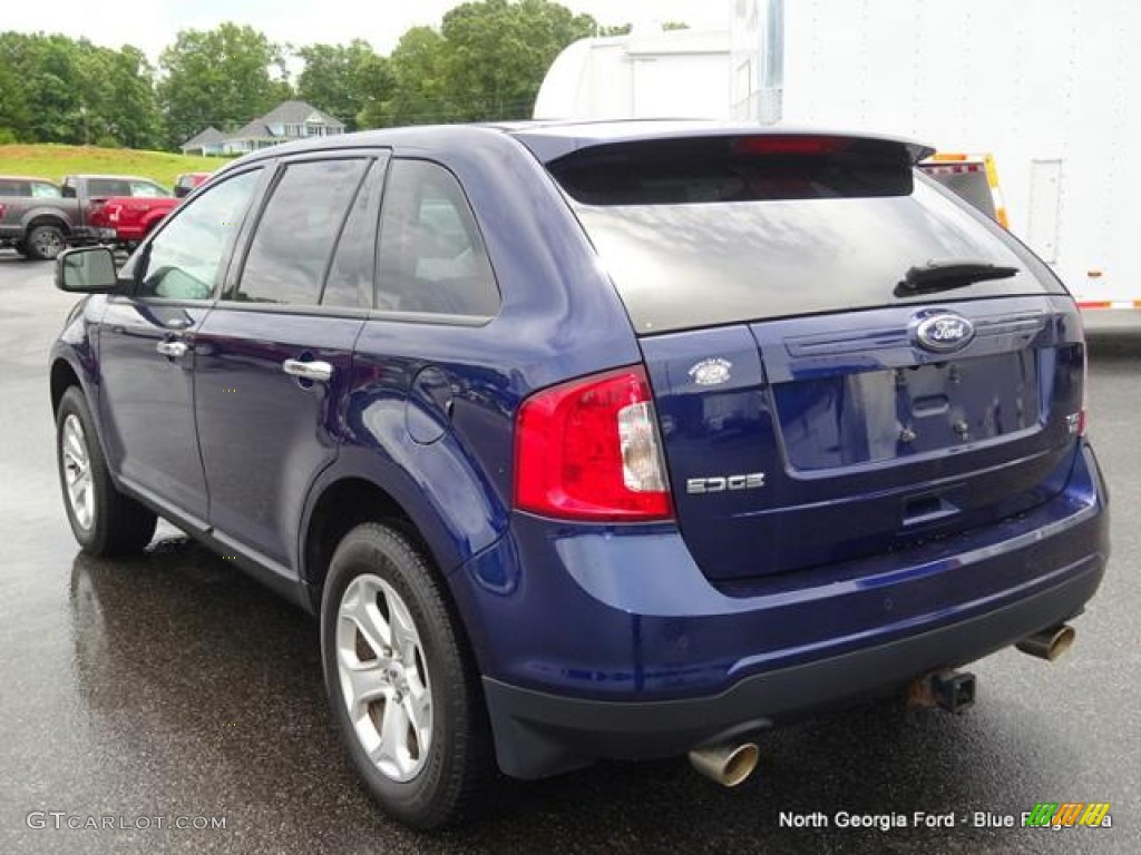 2011 Edge SEL AWD - Kona Blue Metallic / Charcoal Black photo #3
