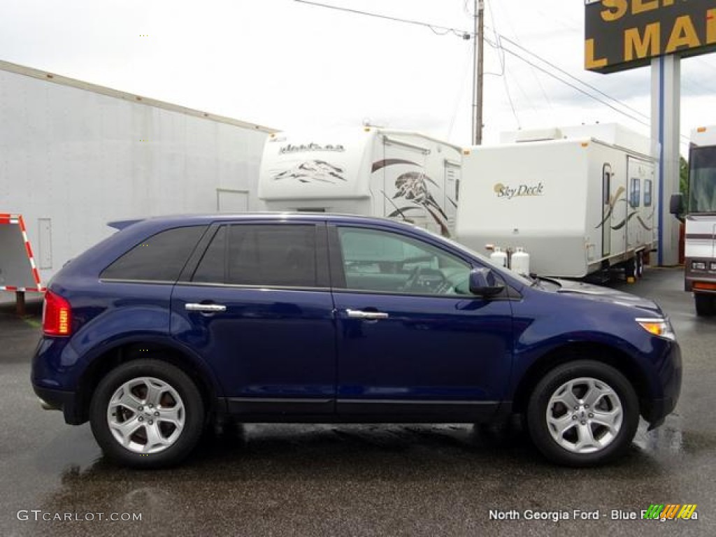 2011 Edge SEL AWD - Kona Blue Metallic / Charcoal Black photo #6