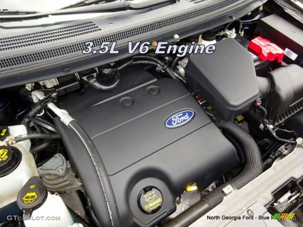 2011 Edge SEL AWD - Kona Blue Metallic / Charcoal Black photo #11