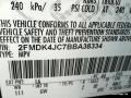2011 Kona Blue Metallic Ford Edge SEL AWD  photo #30