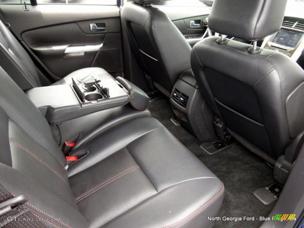 2011 Edge SEL AWD - Kona Blue Metallic / Charcoal Black photo #35