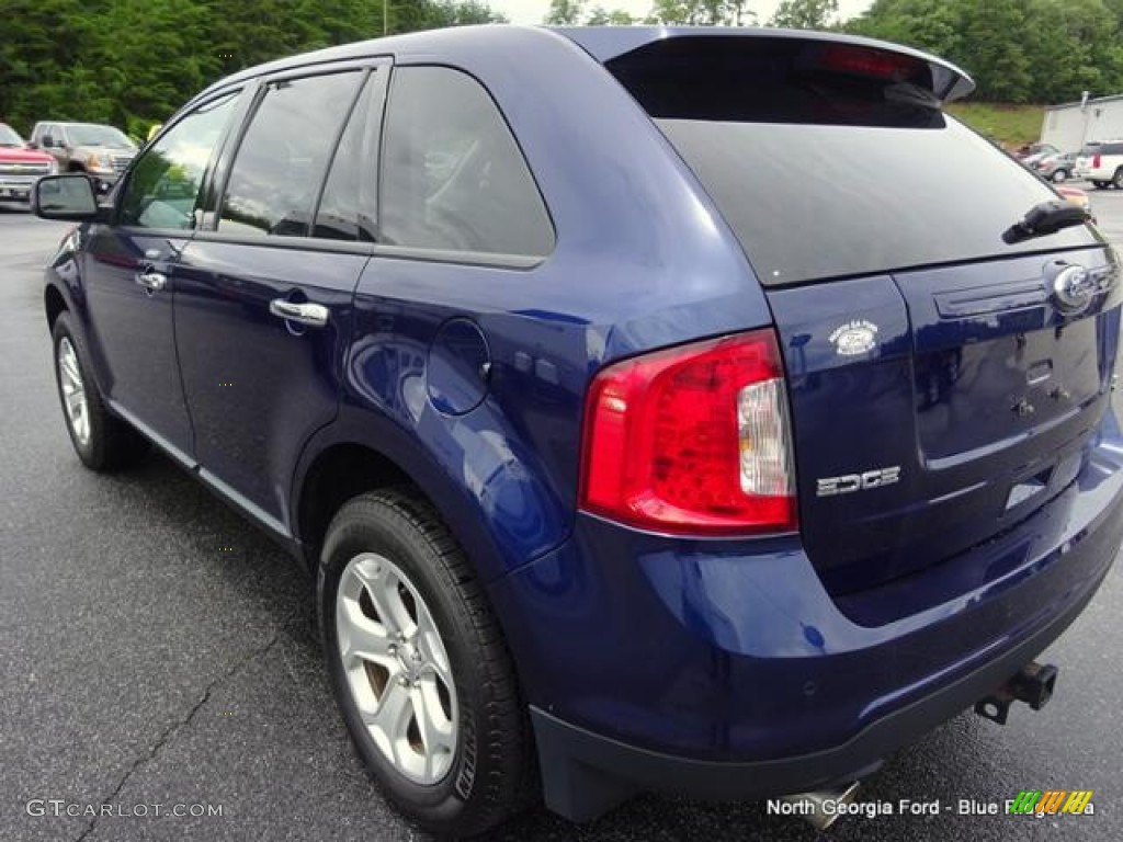 2011 Edge SEL AWD - Kona Blue Metallic / Charcoal Black photo #37