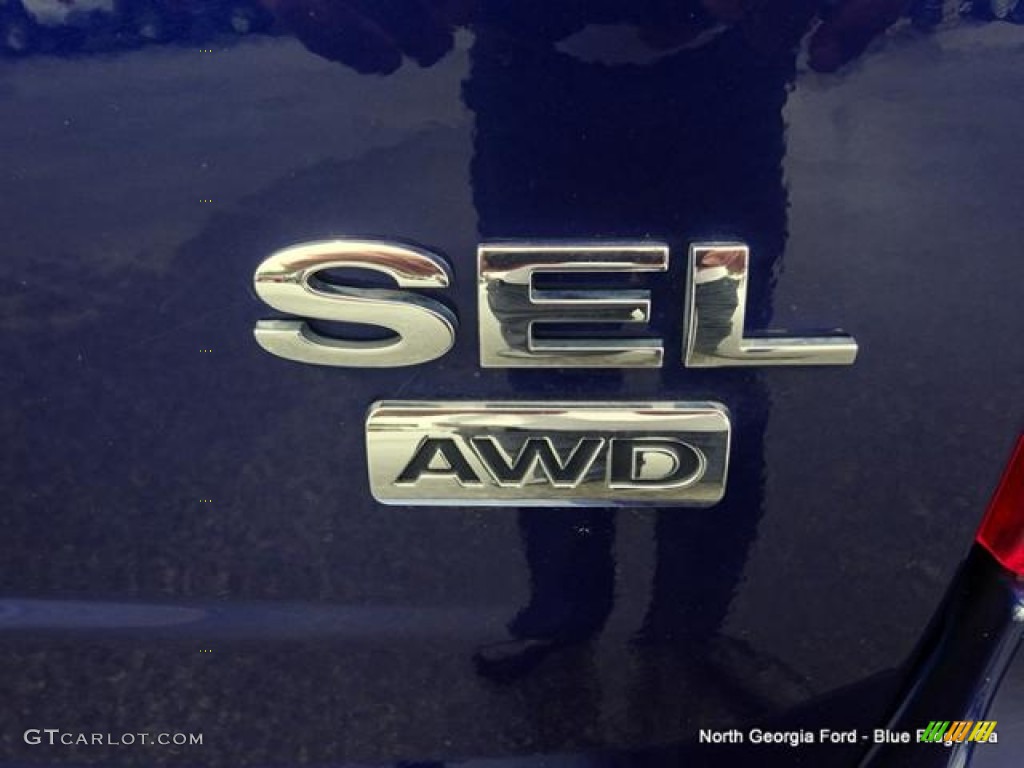 2011 Edge SEL AWD - Kona Blue Metallic / Charcoal Black photo #39