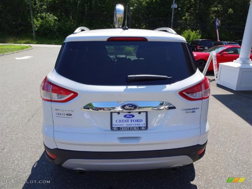 2015 Escape Titanium 4WD - White Platinum Metallic Tri-Coat / Charcoal Black photo #11