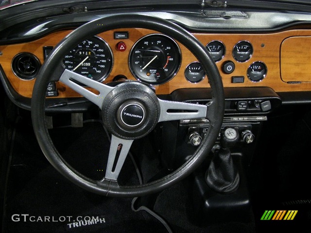 1974 Triumph TR6 Standard TR6 Model Steering Wheel Photos