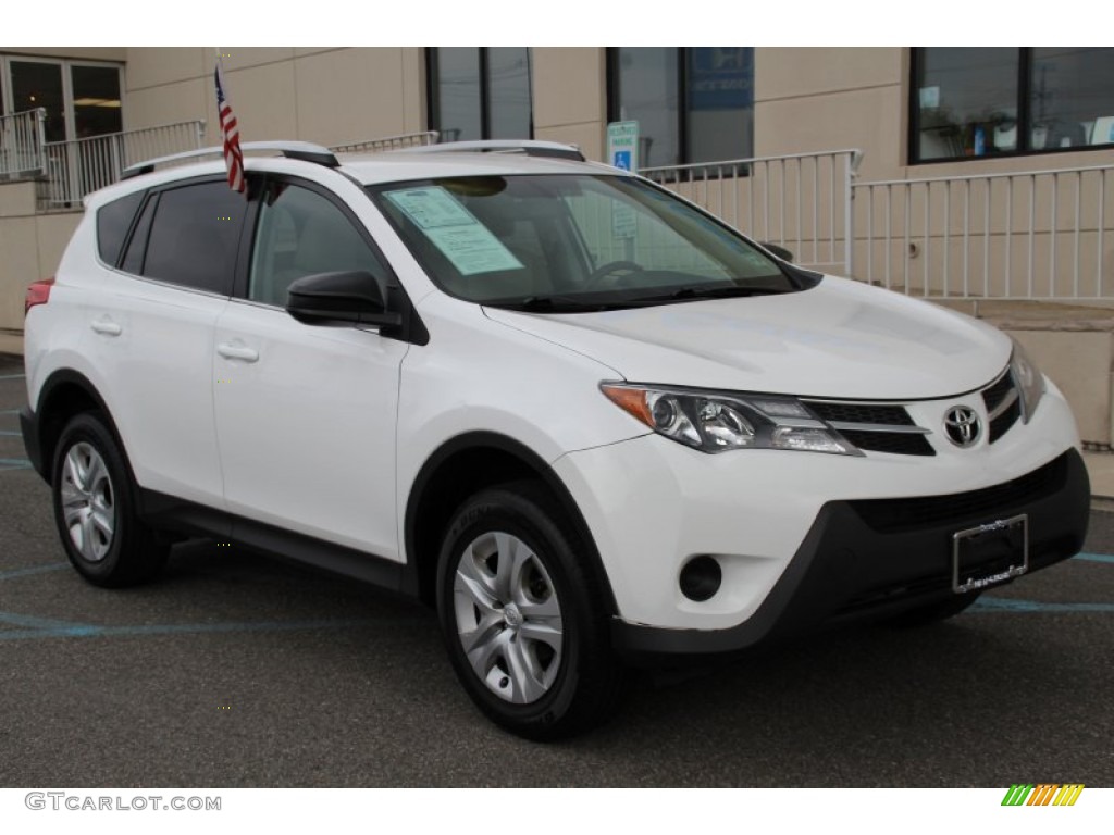 Super White 2013 Toyota RAV4 LE AWD Exterior Photo #105393525
