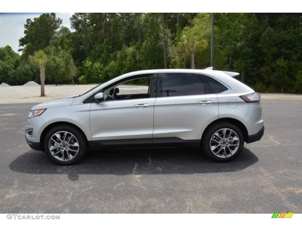 Ingot Silver Metallic 2015 Ford Edge Titanium Exterior Photo #105393738