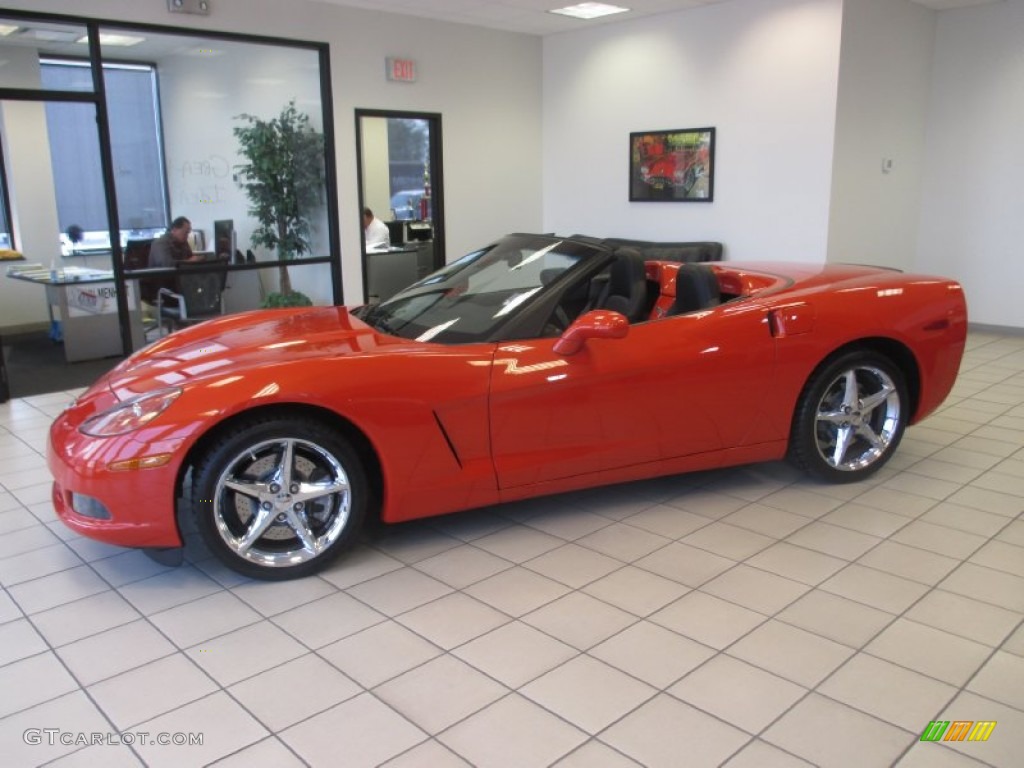 2011 Corvette Convertible - Inferno Orange Metallic / Ebony Black photo #3