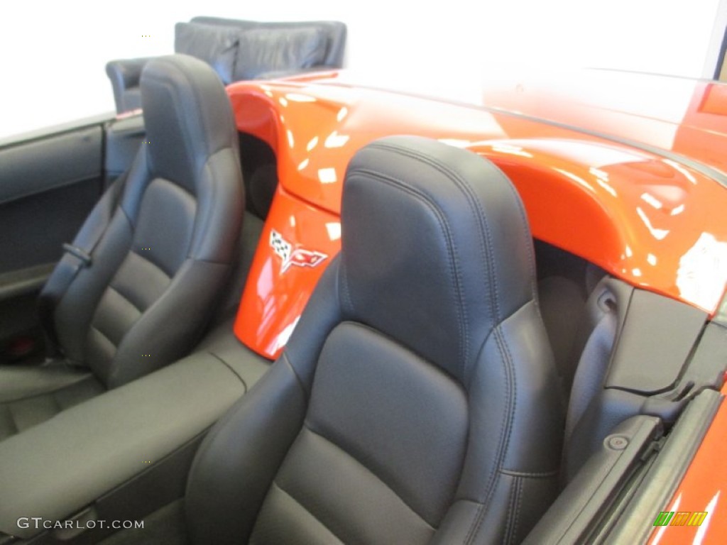 2011 Corvette Convertible - Inferno Orange Metallic / Ebony Black photo #9